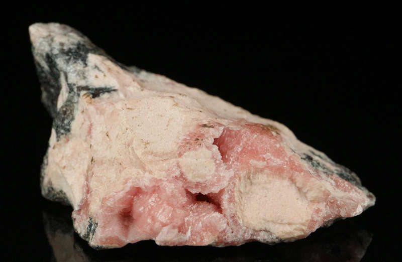 Rhodochrosite on Matrix,"N'Chwaning II Mine, Kalahari Manganese Field, Northern Cape, South Africa "