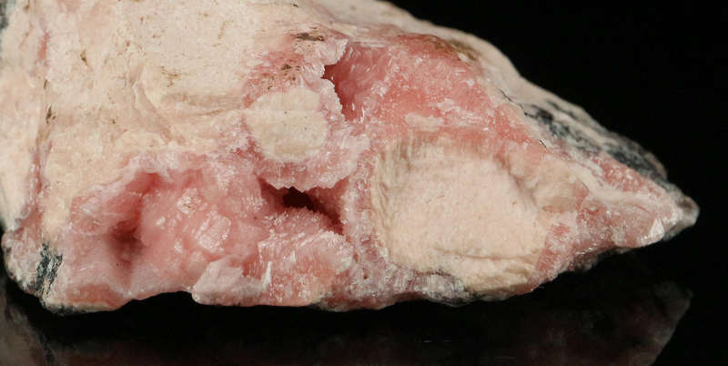 Rhodochrosite on Matrix,"N'Chwaning II Mine, Kalahari Manganese Field, Northern Cape, South Africa "