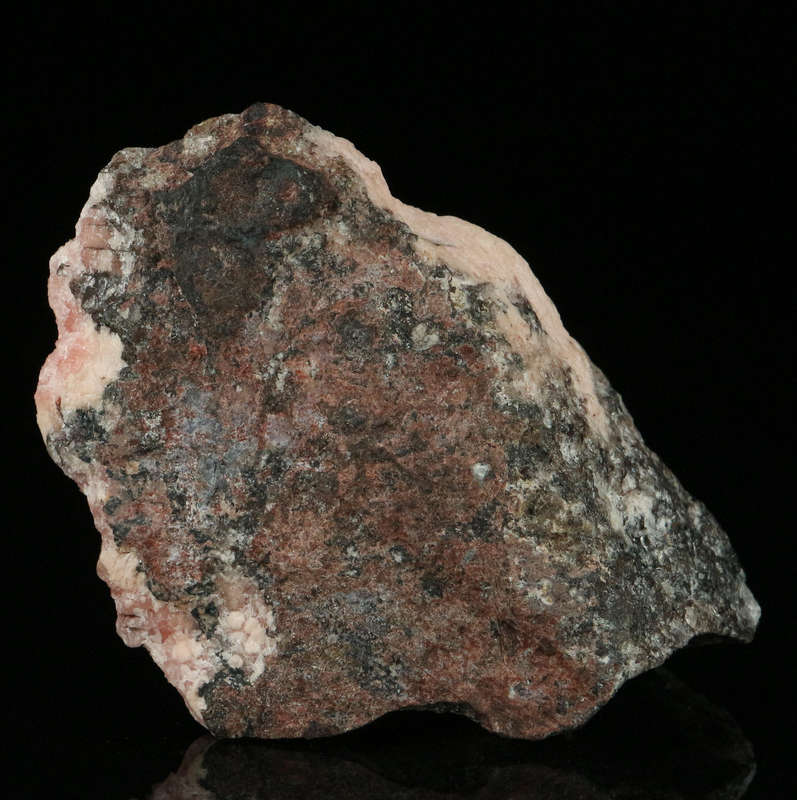 Rhodochrosite on Matrix,"N'Chwaning II Mine, Kalahari Manganese Field, Northern Cape, South Africa "