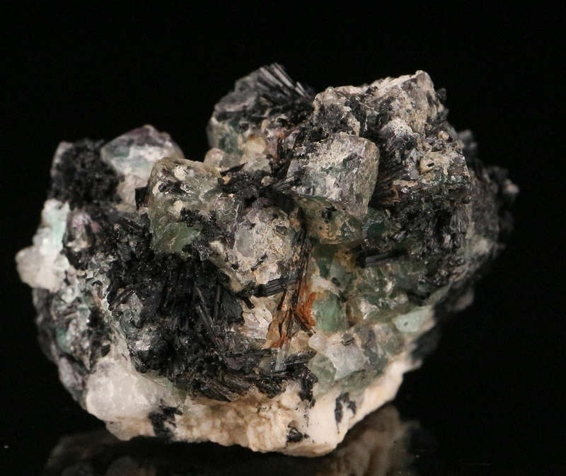Schorl & Fluorite, Erongo Mnt Region, Namibia