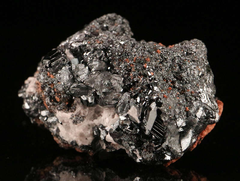 Hematite on Matrix, "N'Chwaning II Mine, Kalahari Manganese Field, Northern Cape, South Africa "
