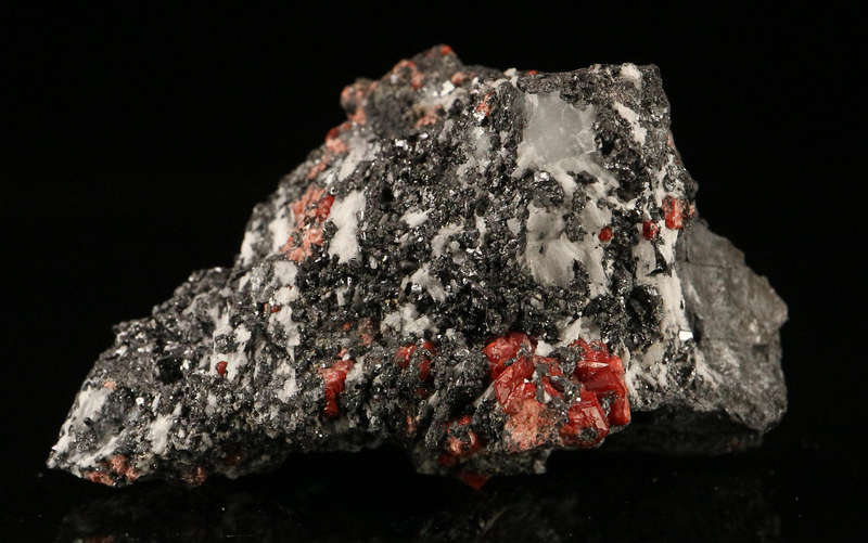 Andradite on Matrix, "N'Chwaning II Mine, Kalahari Manganese Field, Northern Cape, South Africa "