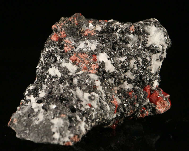Andradite on Matrix, "N'Chwaning II Mine, Kalahari Manganese Field, Northern Cape, South Africa "