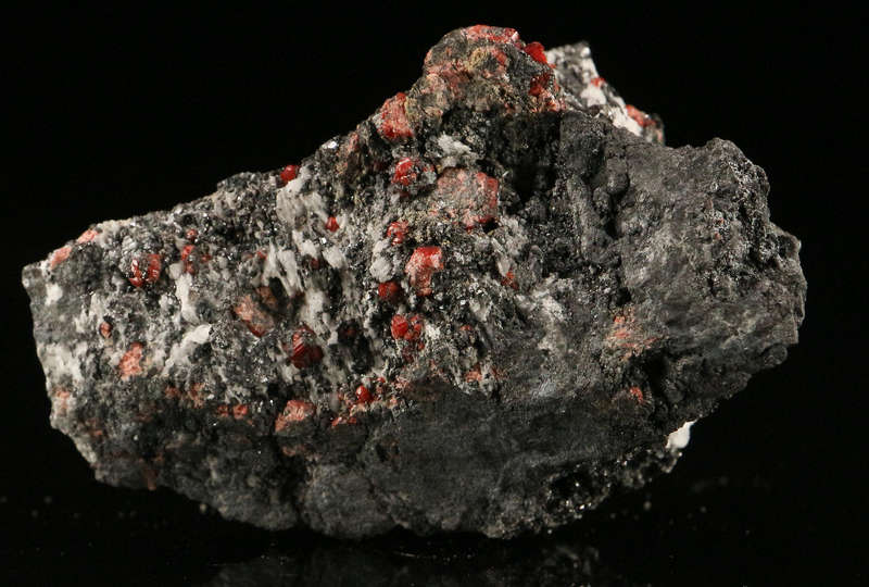 Andradite on Matrix, "N'Chwaning II Mine, Kalahari Manganese Field, Northern Cape, South Africa "
