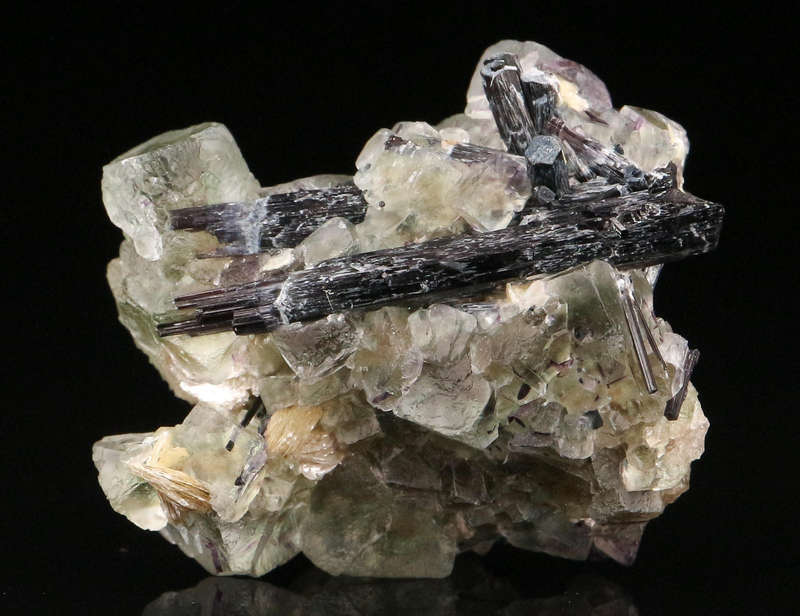 Muscovite, Fluorite & Schorl Cluster, Erongo Mnt Region, Namibia