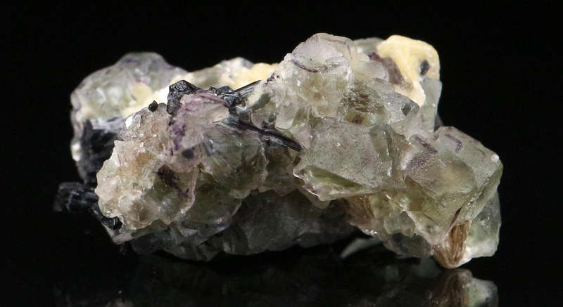 Muscovite, Fluorite & Schorl Cluster, Erongo Mnt Region, Namibia