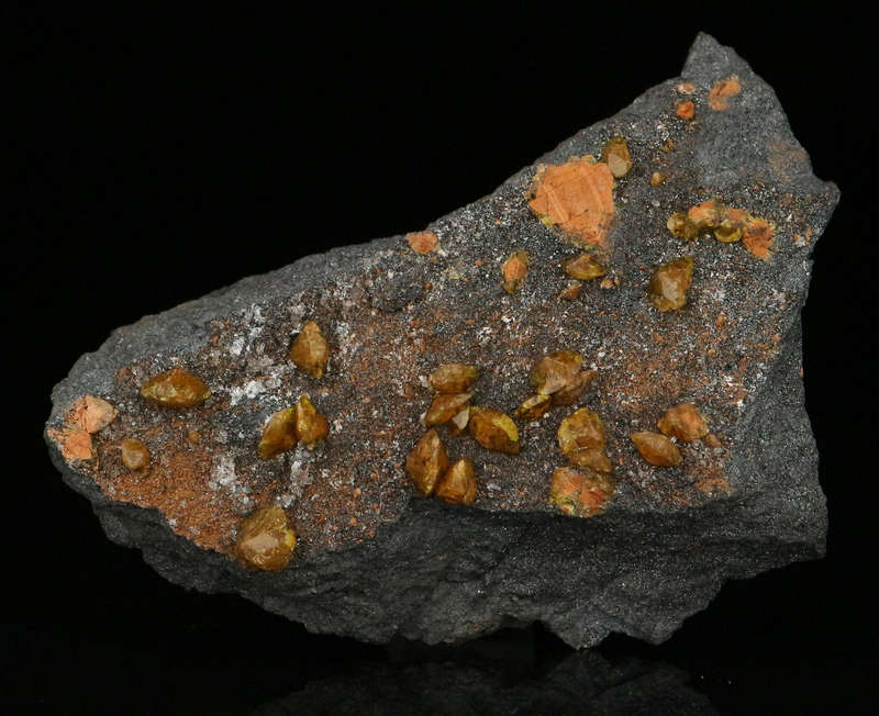 Sturmanite on Matrix, "N'Chwaning II Mine, Kalahari Manganese Field, Northern Cape, South Africa "