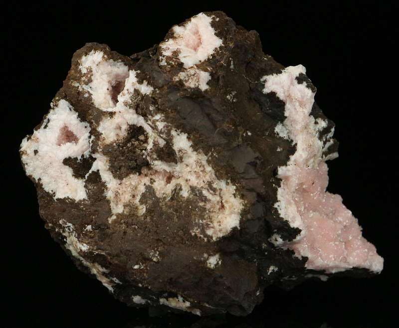 Rhodochrosite on Matrix,"N'Chwaning II Mine, Kalahari Manganese Field, Northern Cape, South Africa "
