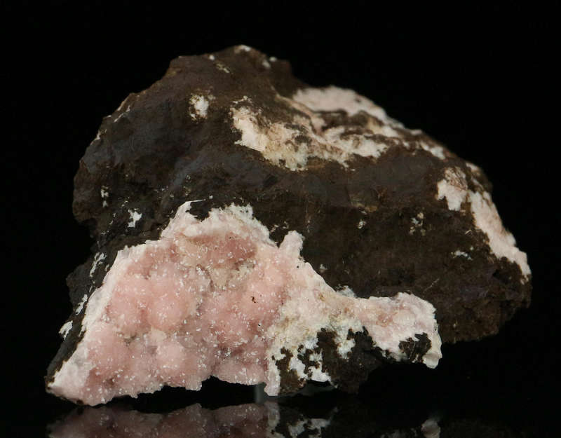 Rhodochrosite on Matrix,"N'Chwaning II Mine, Kalahari Manganese Field, Northern Cape, South Africa "