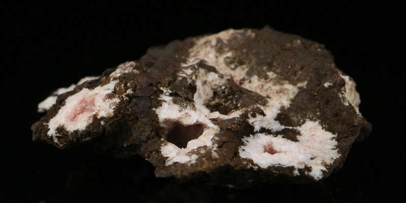 Rhodochrosite on Matrix,"N'Chwaning II Mine, Kalahari Manganese Field, Northern Cape, South Africa "