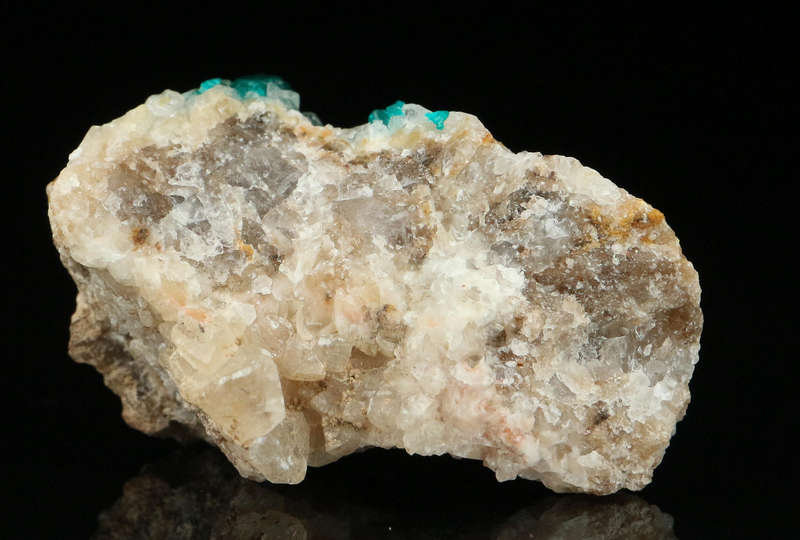 Dioptase on Matrix, Kaokoveld Region, Namibia