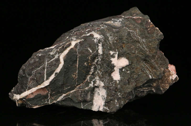 Rhodochrosite on Matrix,"N'Chwaning II Mine, Kalahari Manganese Field, Northern Cape, South Africa "
