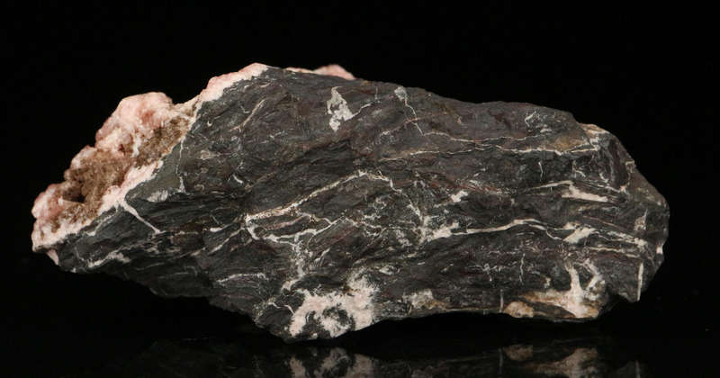 Rhodochrosite on Matrix,"N'Chwaning II Mine, Kalahari Manganese Field, Northern Cape, South Africa "