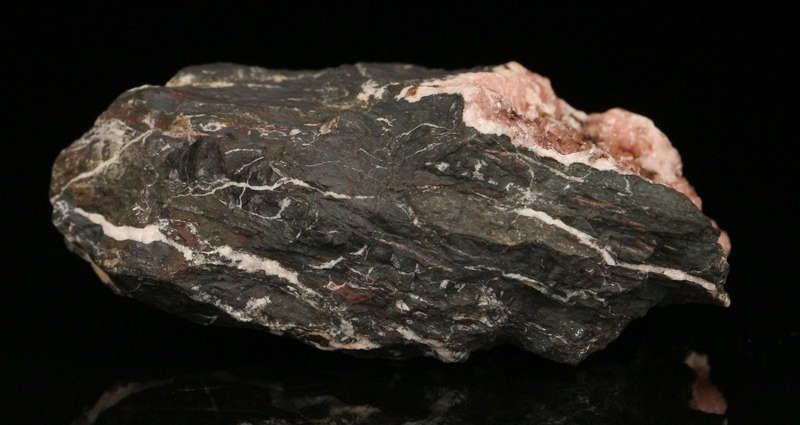 Rhodochrosite on Matrix,"N'Chwaning II Mine, Kalahari Manganese Field, Northern Cape, South Africa "