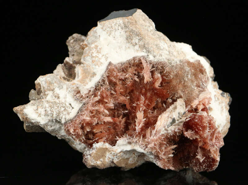 Inesite on Matrix, "N'Chwaning II Mine, Kalahari Manganese Field, Northern Cape, South Africa "