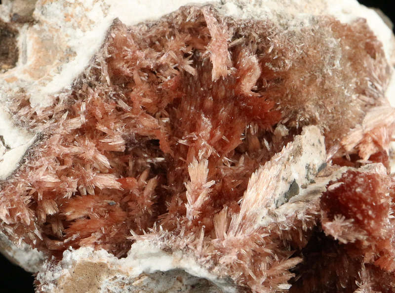 Inesite on Matrix, "N'Chwaning II Mine, Kalahari Manganese Field, Northern Cape, South Africa "