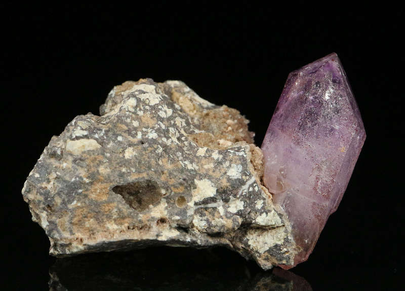 Amethyst Quartz on Matrix, Brandberg Mnt, Namibia