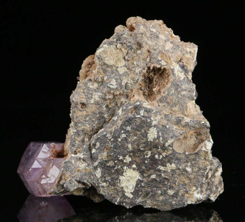 Amethyst Quartz on Matrix, Brandberg Mnt, Namibia