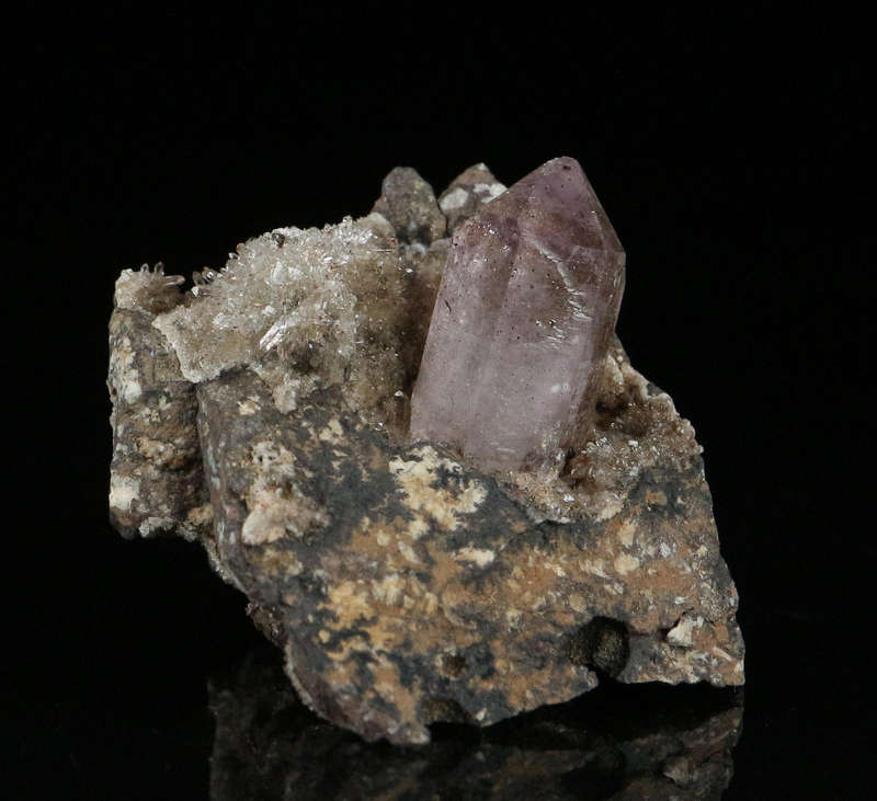 Amethyst Quartz on Matrix, Brandberg Mnt, Namibia