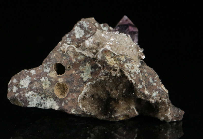 Amethyst Quartz on Matrix, Brandberg Mnt, Namibia