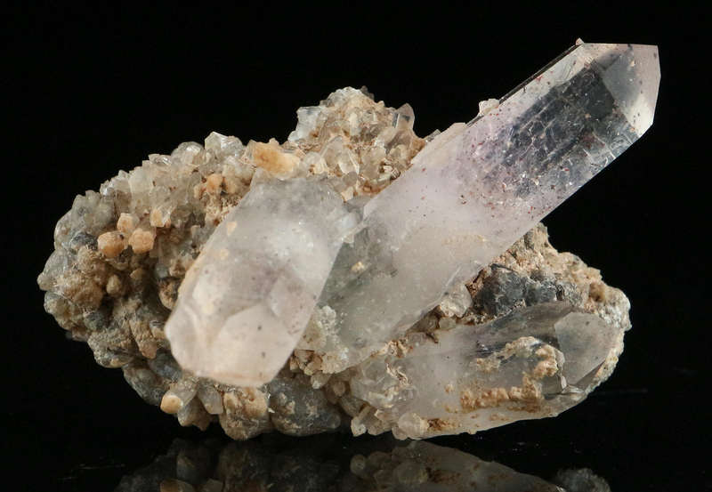 Amethyst Quartz on Matrix, Brandberg Mnt, Namibia