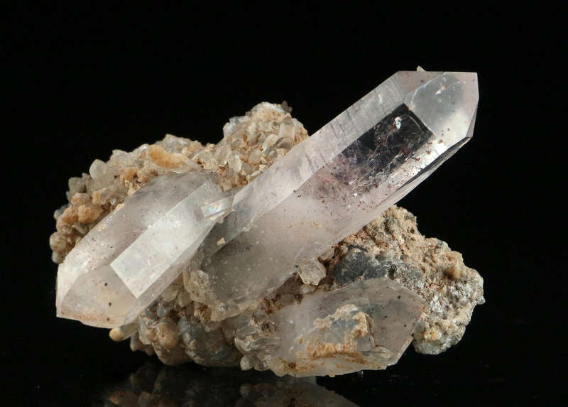 Amethyst Quartz on Matrix, Brandberg Mnt, Namibia