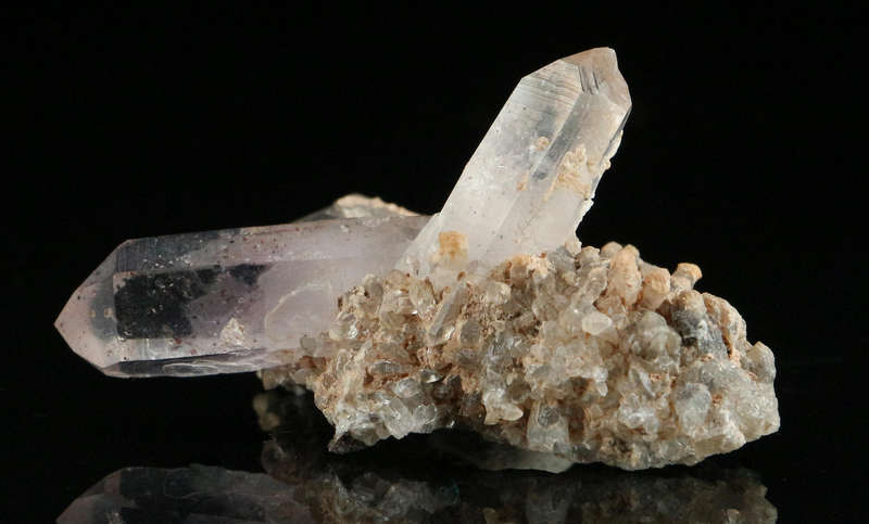 Amethyst Quartz on Matrix, Brandberg Mnt, Namibia