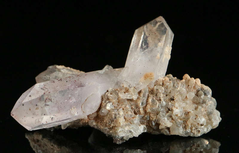 Amethyst Quartz on Matrix, Brandberg Mnt, Namibia