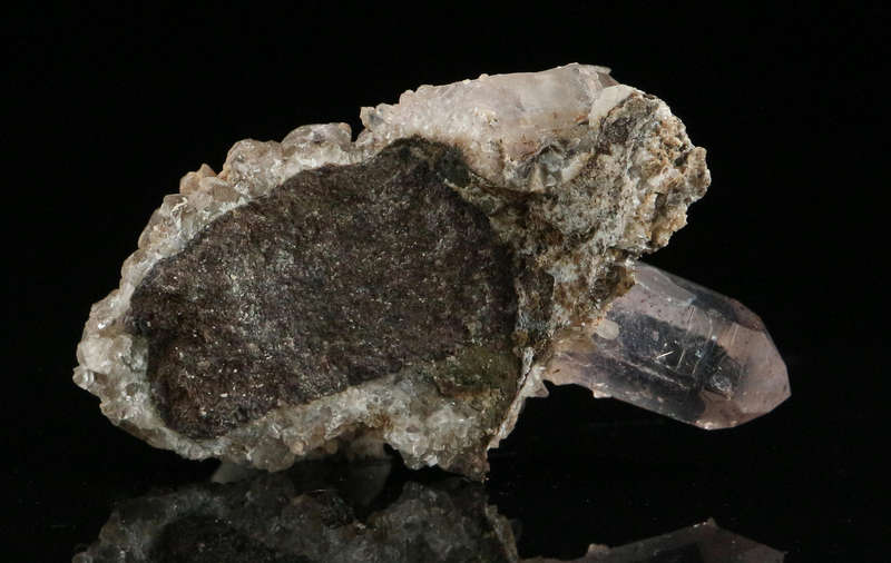 Amethyst Quartz on Matrix, Brandberg Mnt, Namibia