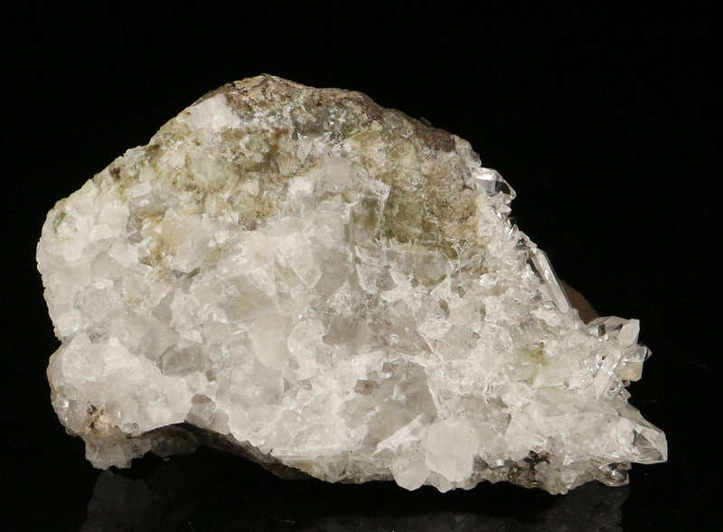 Calcite on Quartz on Matrix, Gobobosebberge Mnt, Namibia