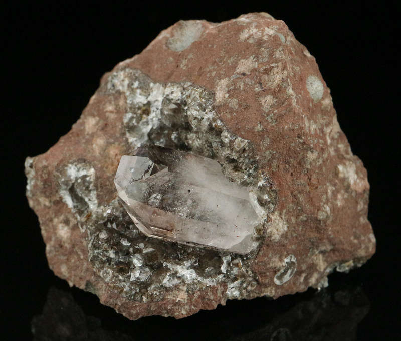 Amethyst Quartz on Matrix, Brandberg Mnt, Namibia