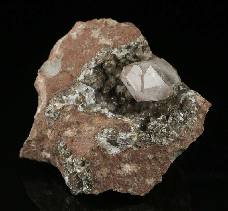 Amethyst Quartz on Matrix, Brandberg Mnt, Namibia