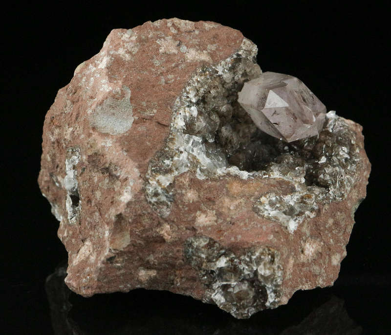 Amethyst Quartz on Matrix, Brandberg Mnt, Namibia