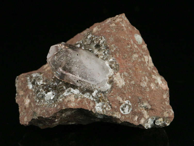 Amethyst Quartz on Matrix, Brandberg Mnt, Namibia