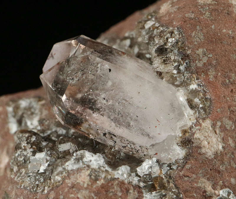 Amethyst Quartz on Matrix, Brandberg Mnt, Namibia