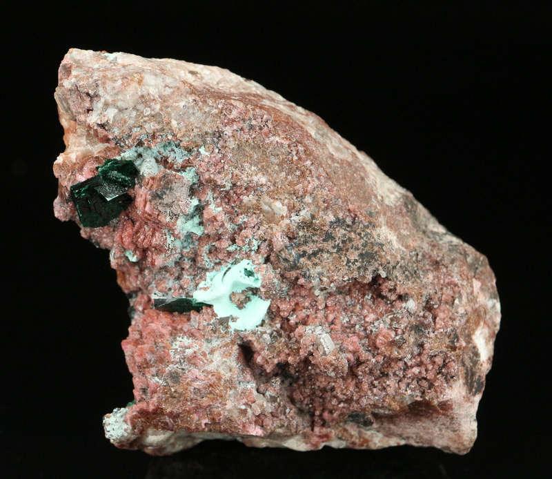 Malachite on Cobaltoan Calcite, Mashamba West Mine, DRC