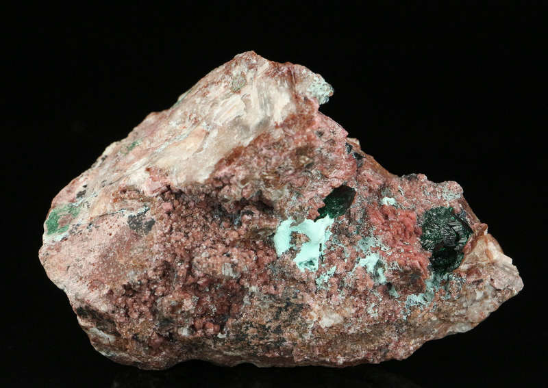 Malachite on Cobaltoan Calcite, Mashamba West Mine, DRC