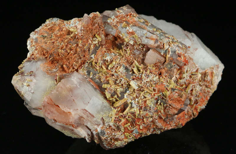 Epidote included Quartz, Artonvilla Mine, Musina, South Africa