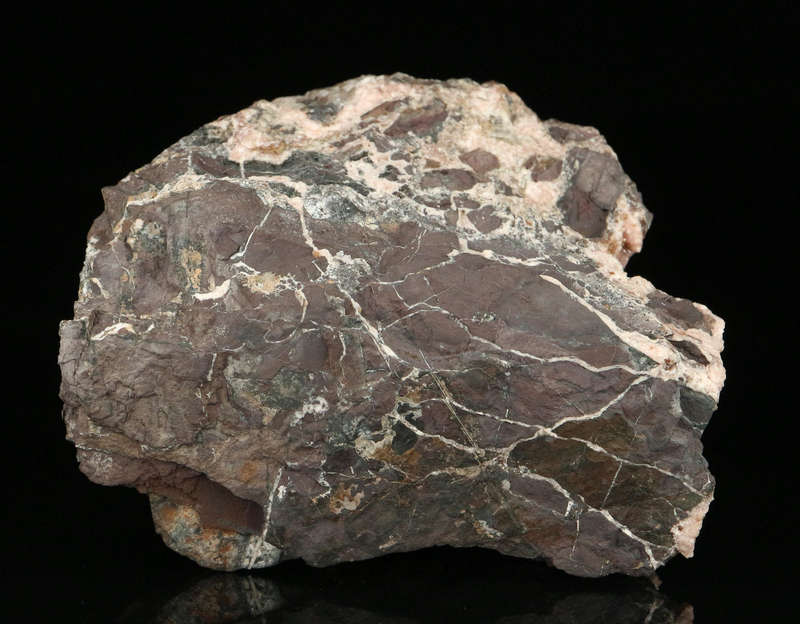Baryte on Rhodochrosite,"N'Chwaning II Mine, Kalahari Manganese Field, Northern Cape, South Africa "