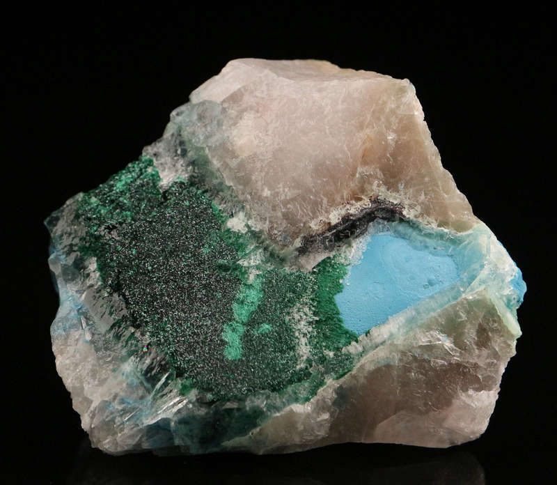 Malachite & Shattuckite, Kaokoveld Region, Namibia