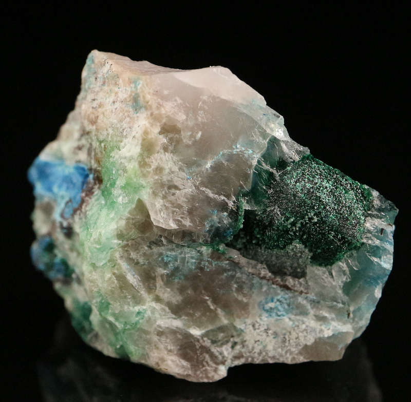 Malachite & Shattuckite, Kaokoveld Region, Namibia