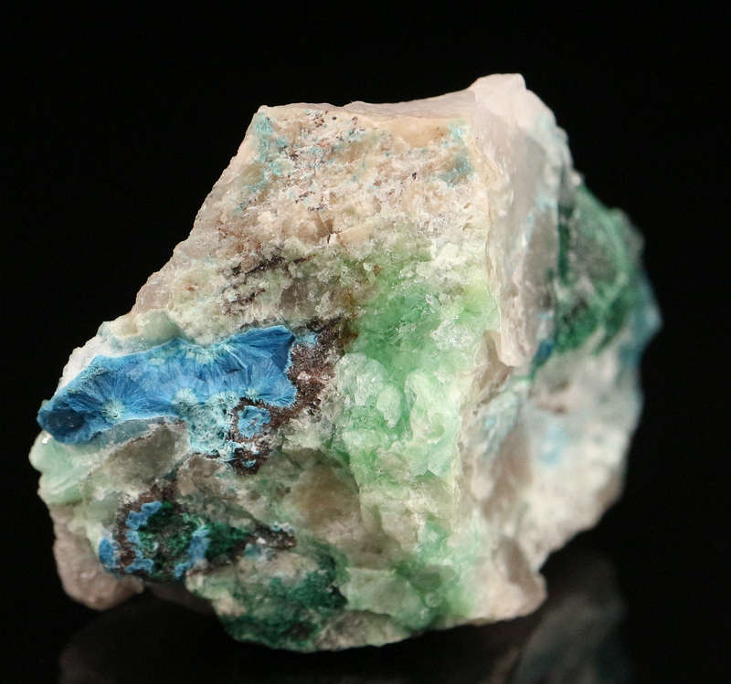 Malachite & Shattuckite, Kaokoveld Region, Namibia