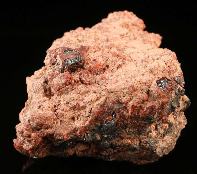 Andradite garnets on Hematite, N'Chwaning II, Northern Cape, South Africa