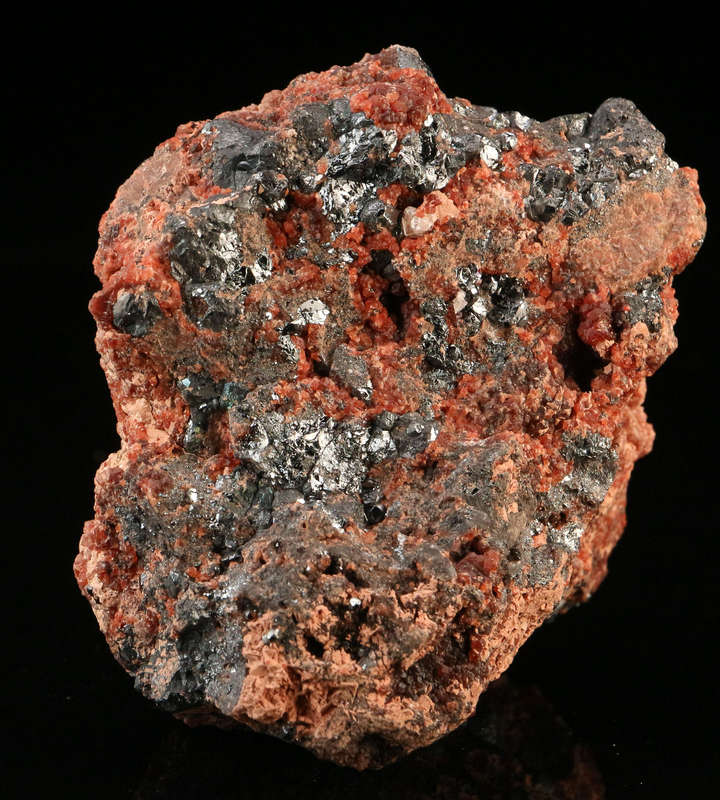 Andradite garnets on Hematite, N'Chwaning II, Northern Cape, South Africa