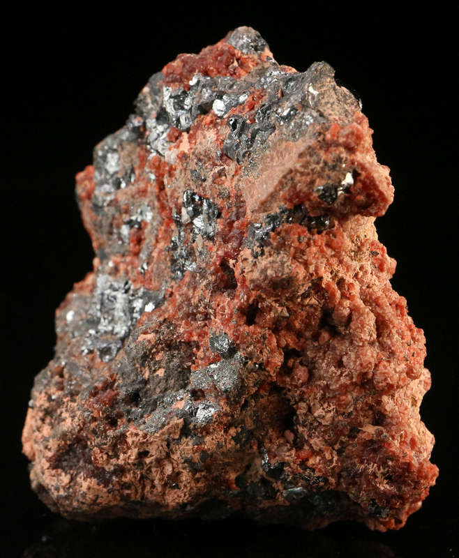 Andradite garnets on Hematite, N'Chwaning II, Northern Cape, South Africa