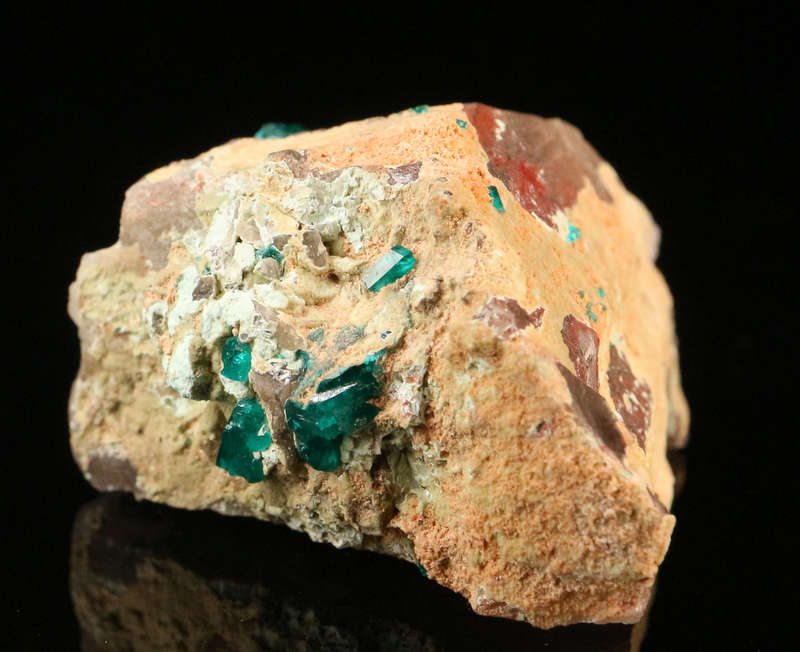Dioptase on MatrixKaokoveld Region, Namibia