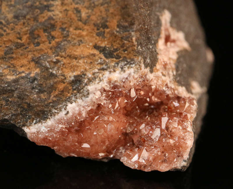 Rhodochrosite on Matrix, N'Chwaning II, Northern Cape, South Africa