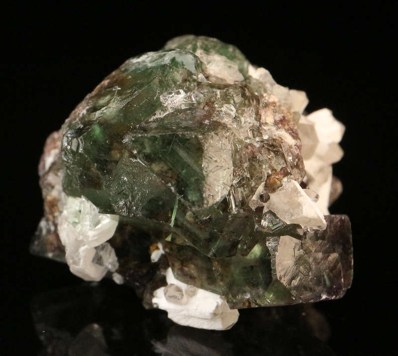 Quartz on Fluorite, Okoruso Mine, Namibia