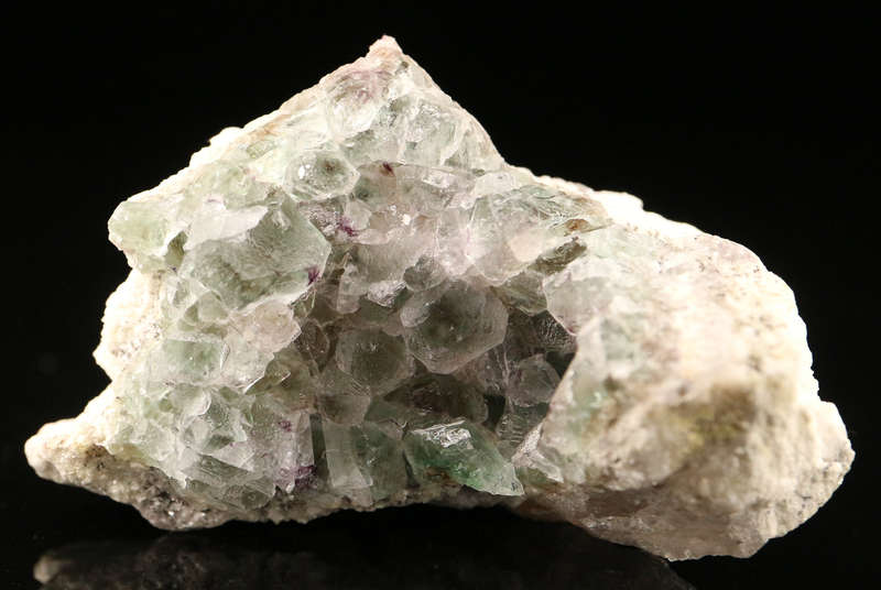 Fluorite on Feldspar, Erongo Mnt Region, Namibia