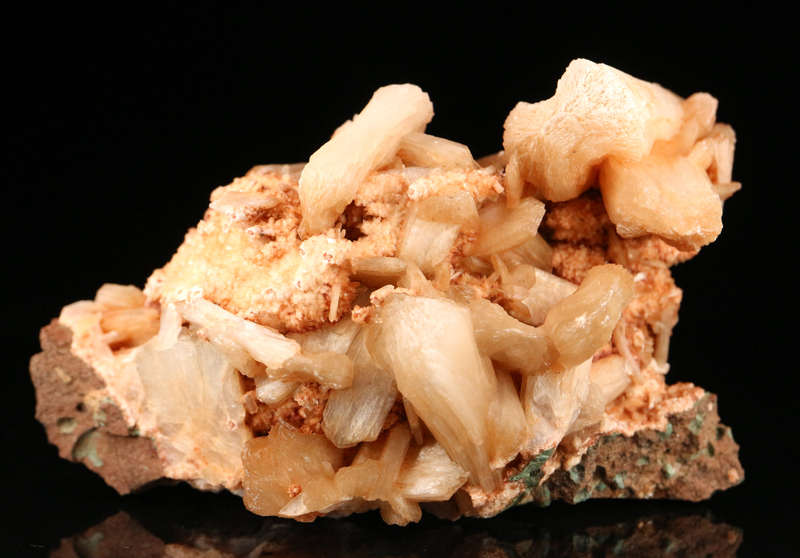 Stilbite xls on Matrix, Grootberg, Namibia